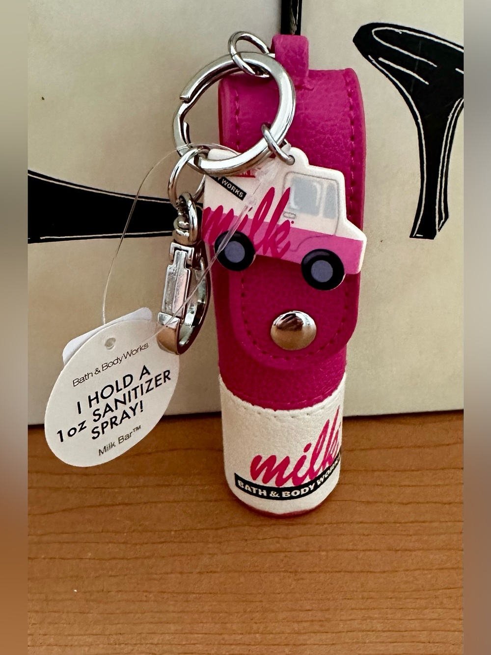 Bath & Body Works Pink Milk Sanitizer Holder